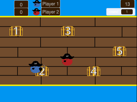 Pirate Plunder game play screen shot