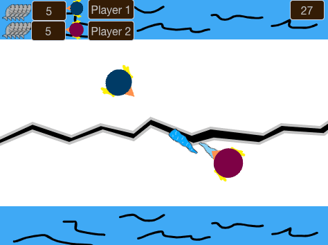 Polar Penguin game play screen shot